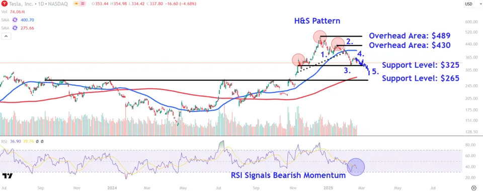 Watch These Tesla Stock Price Levels as February Slump Accelerates